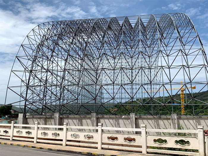 宜州山寨矿储煤棚网架